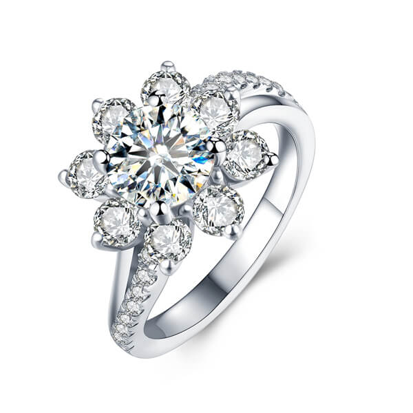 Moissanite Diamond Engagement Ring Wholesale